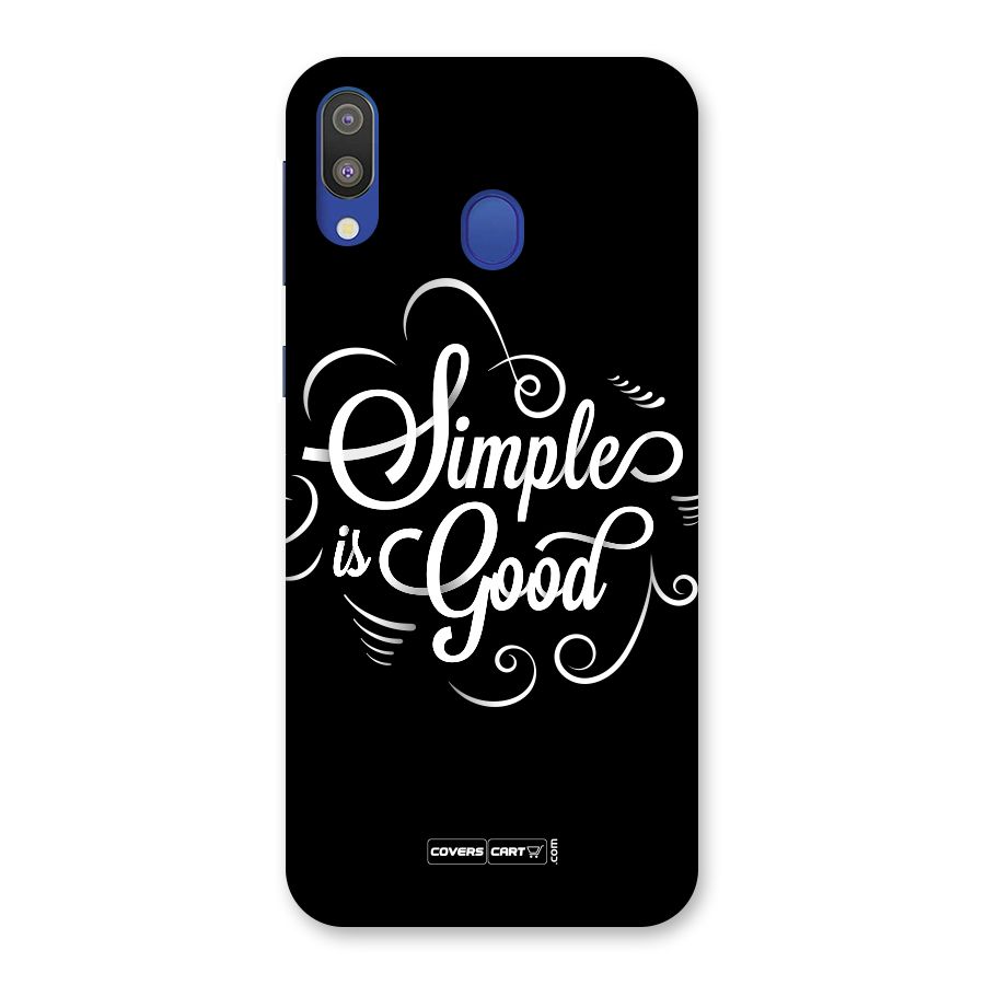 Simple is Good Back Case for Galaxy M20