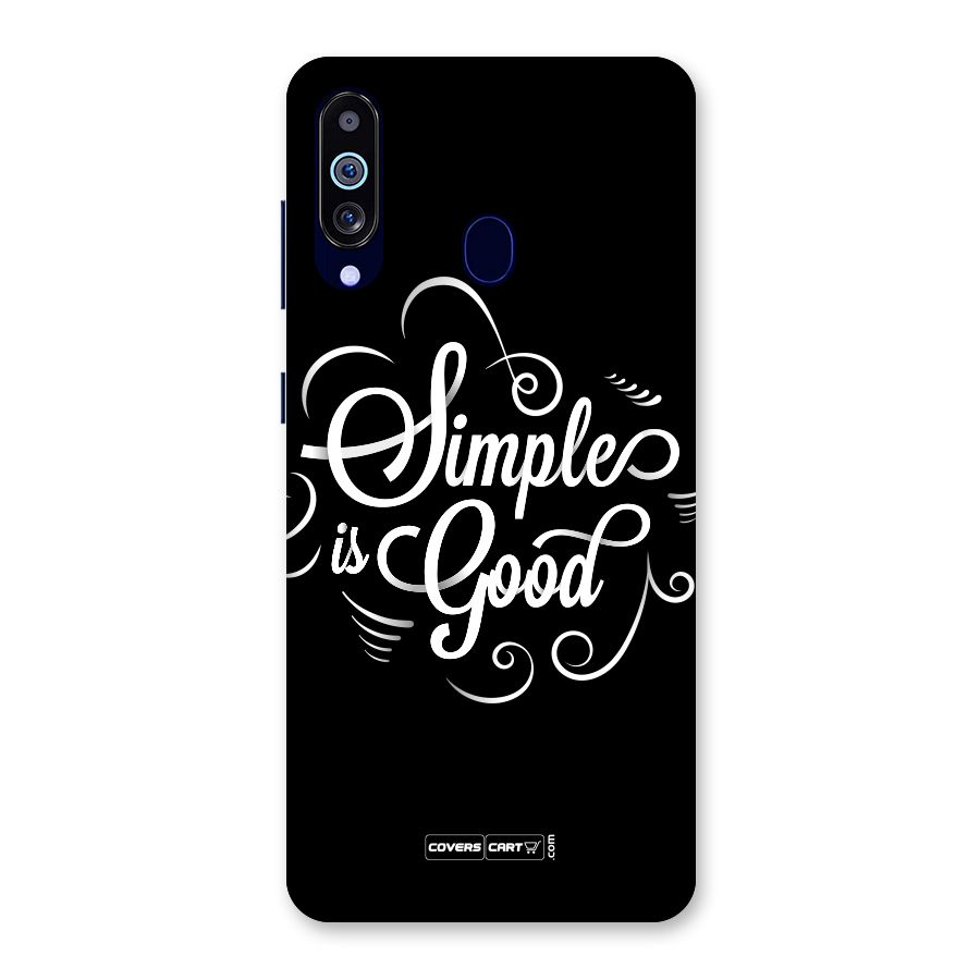 Simple is Good Back Case for Galaxy M40