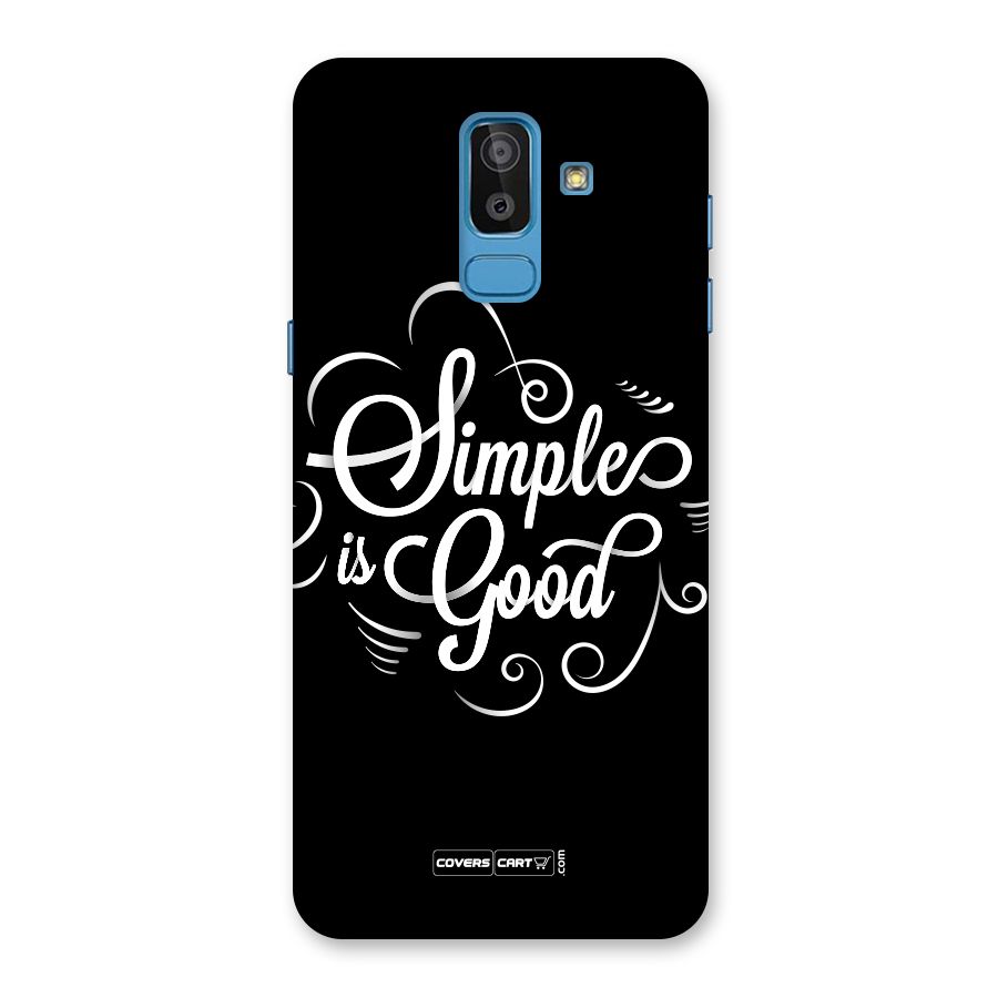 Simple is Good Back Case for Galaxy On8 (2018)