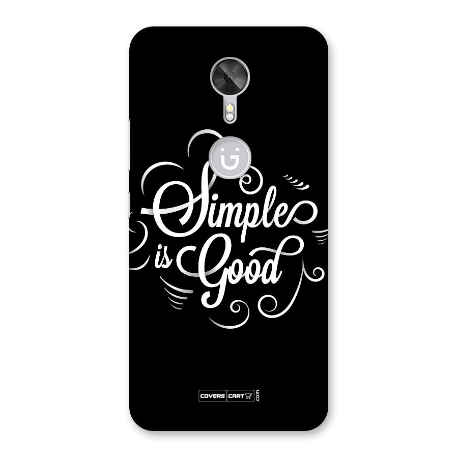 Simple is Good Back Case for Gionee A1