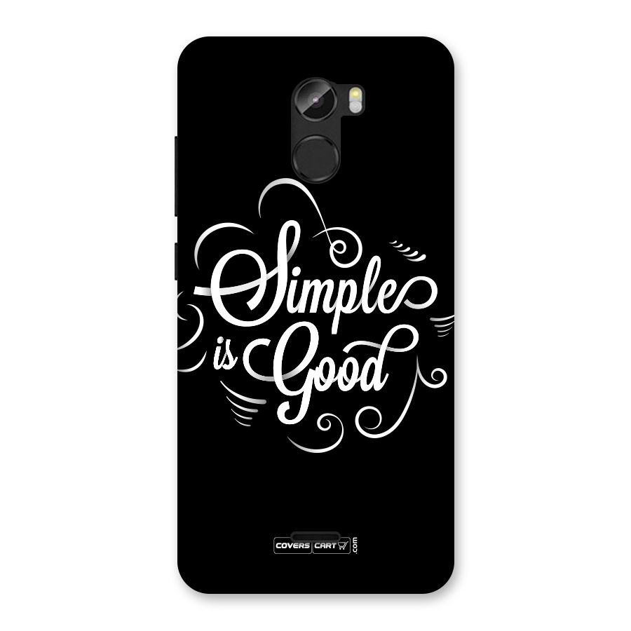 Simple is Good Back Case for Gionee X1