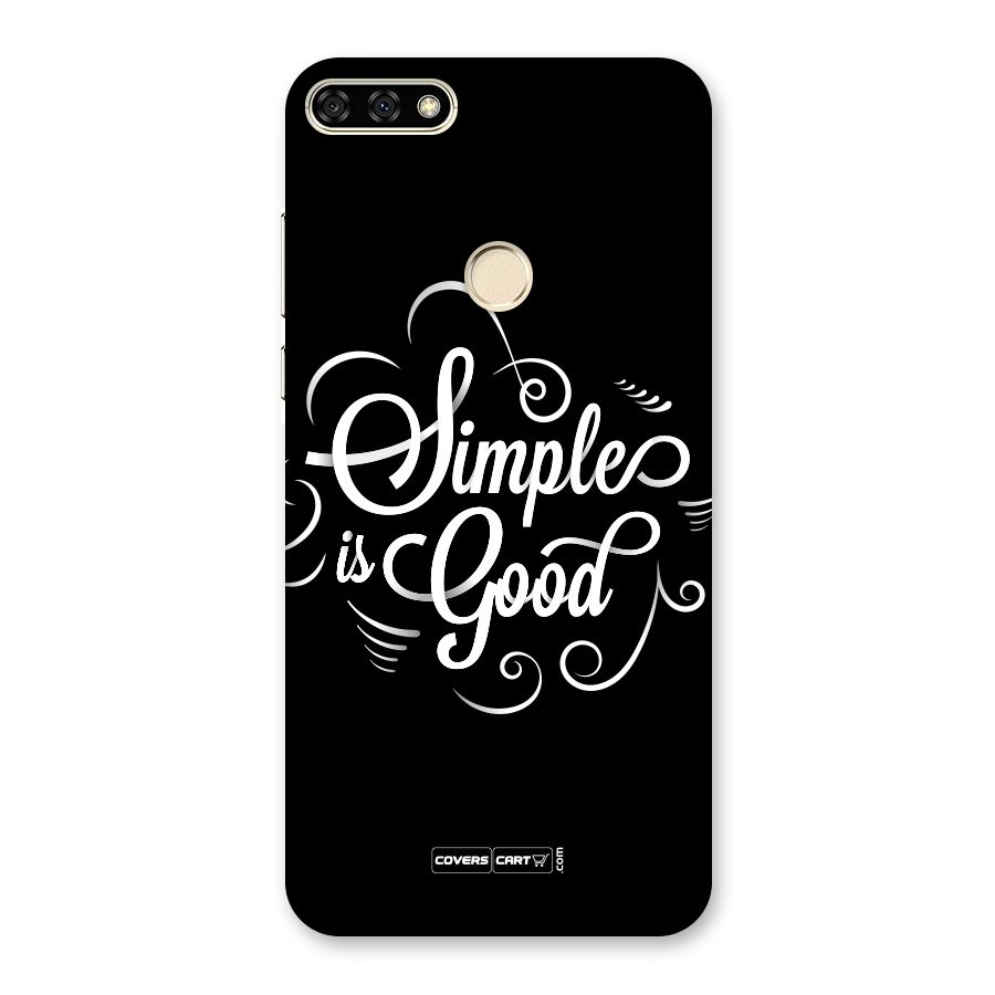 Simple is Good Back Case for Honor 7A