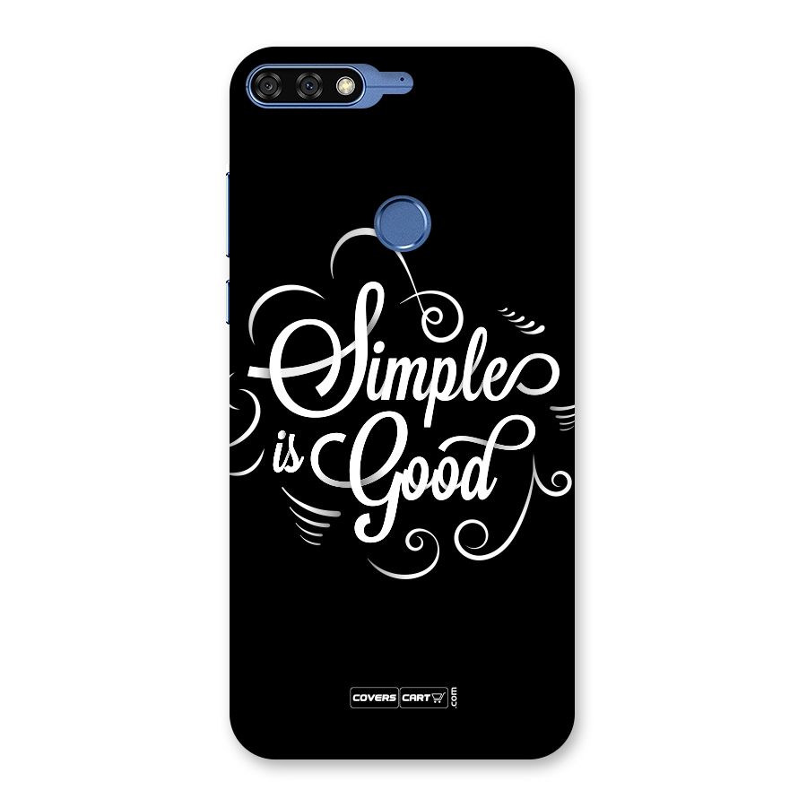 Simple is Good Back Case for Honor 7C