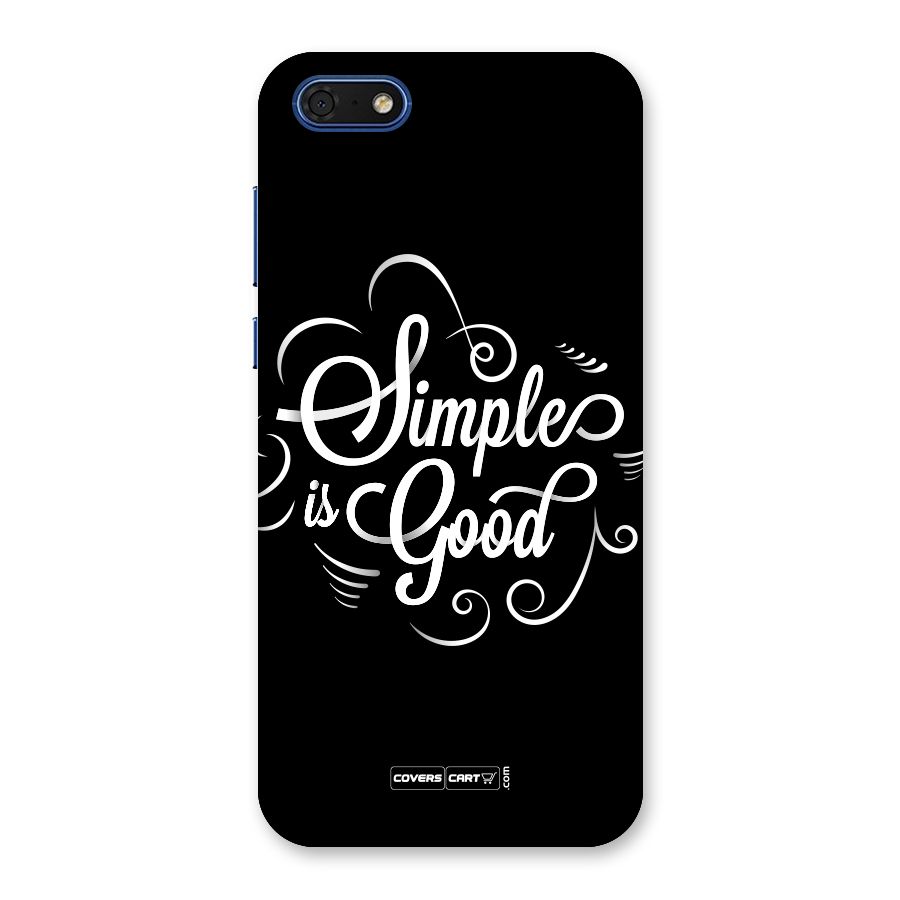 Simple is Good Back Case for Honor 7s