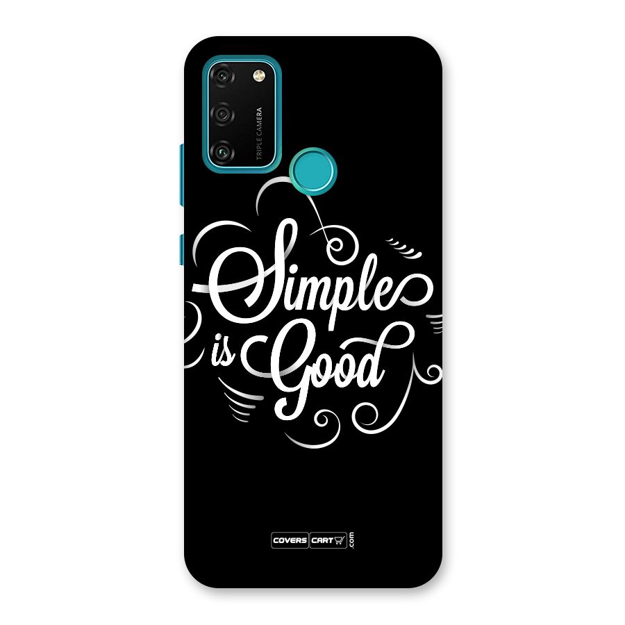 Simple is Good Back Case for Honor 9A