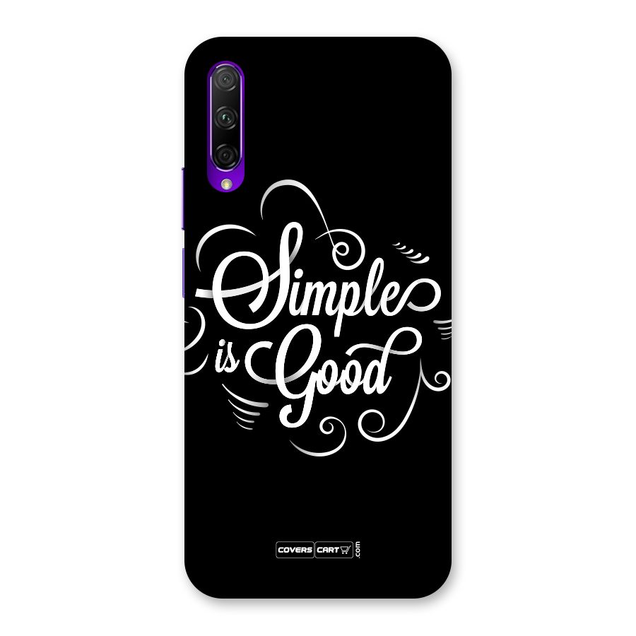 Simple is Good Back Case for Honor 9X Pro