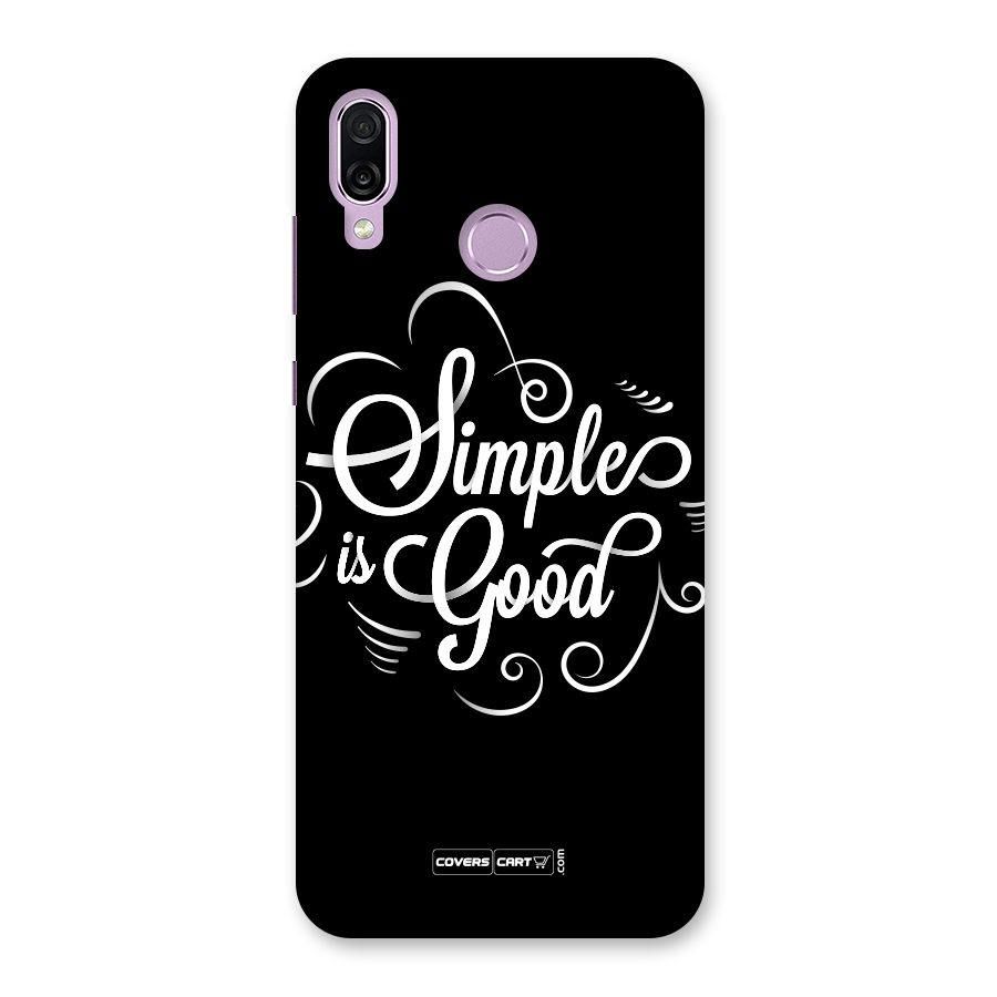 Simple is Good Back Case for Honor Play