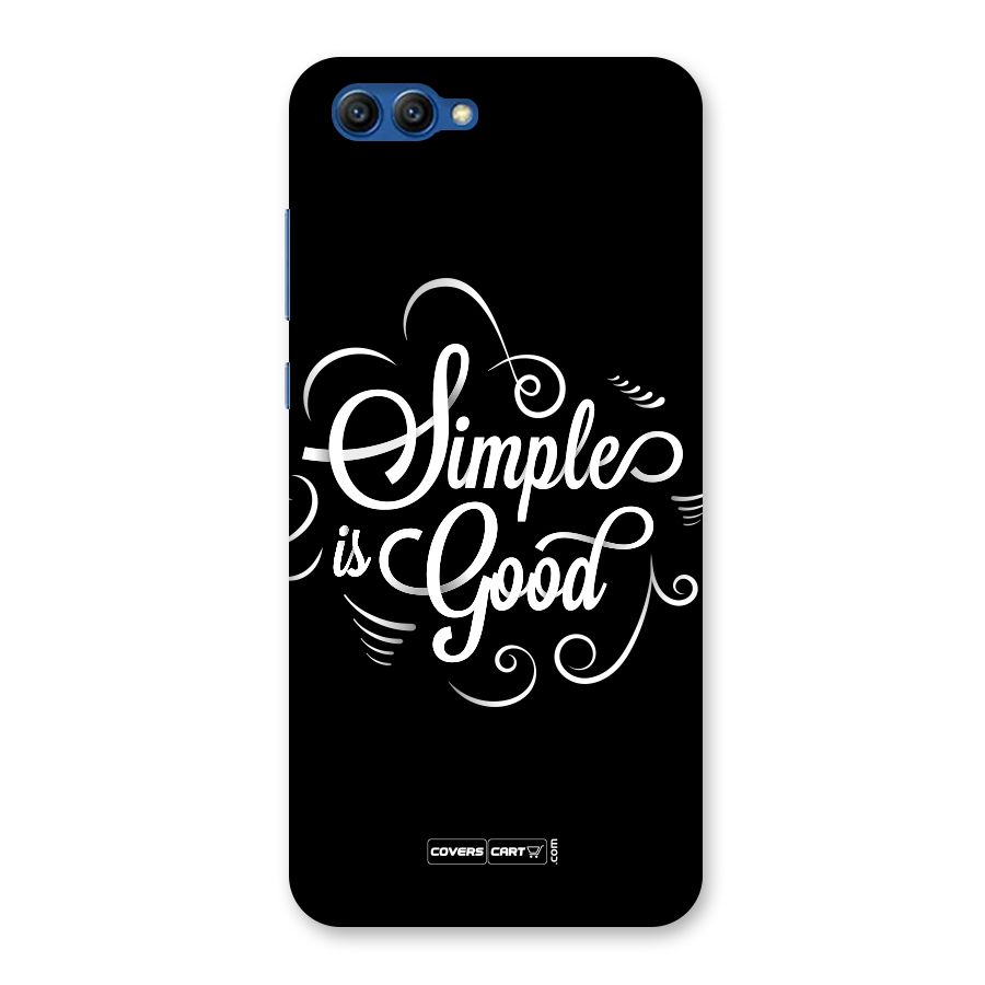 Simple is Good Back Case for Honor View 10