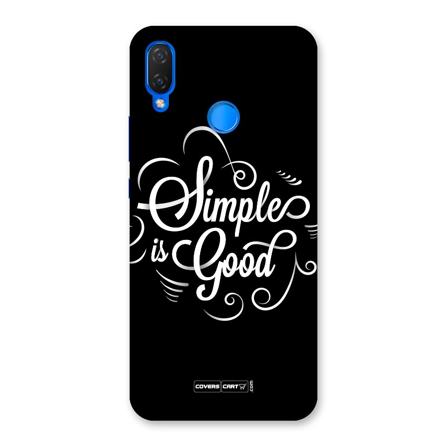 Simple is Good Back Case for Huawei P Smart+
