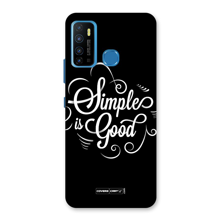 Simple is Good Back Case for Infinix Hot 9