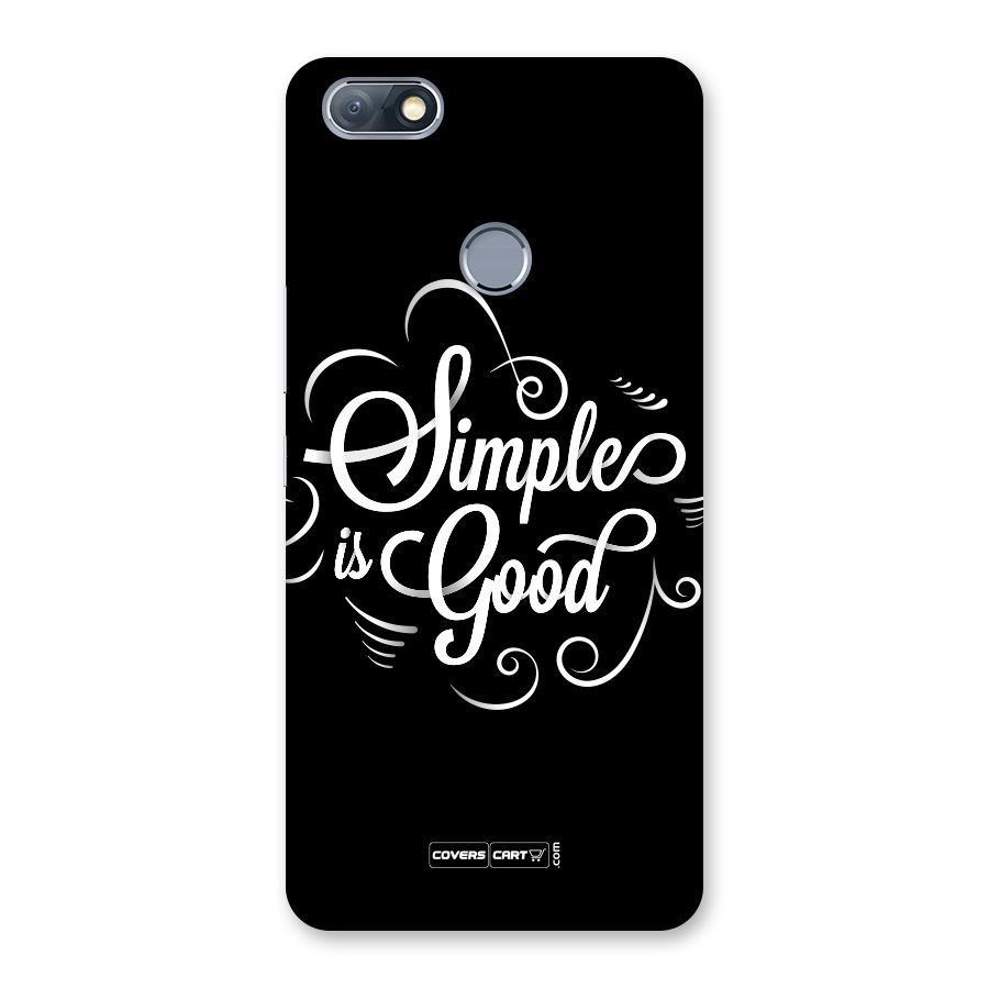 Simple is Good Back Case for Infinix Note 5