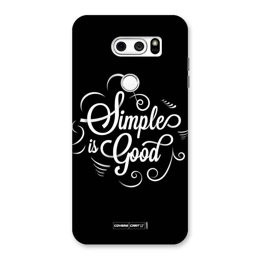 Simple is Good Back Case for LG V30