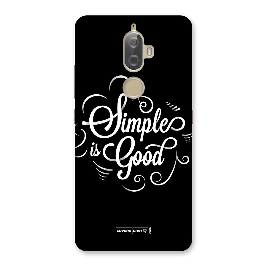 Simple is Good Back Case for Lenovo K8 Plus