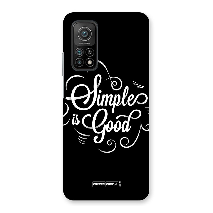 Simple is Good Back Case for Mi 10T Pro 5G