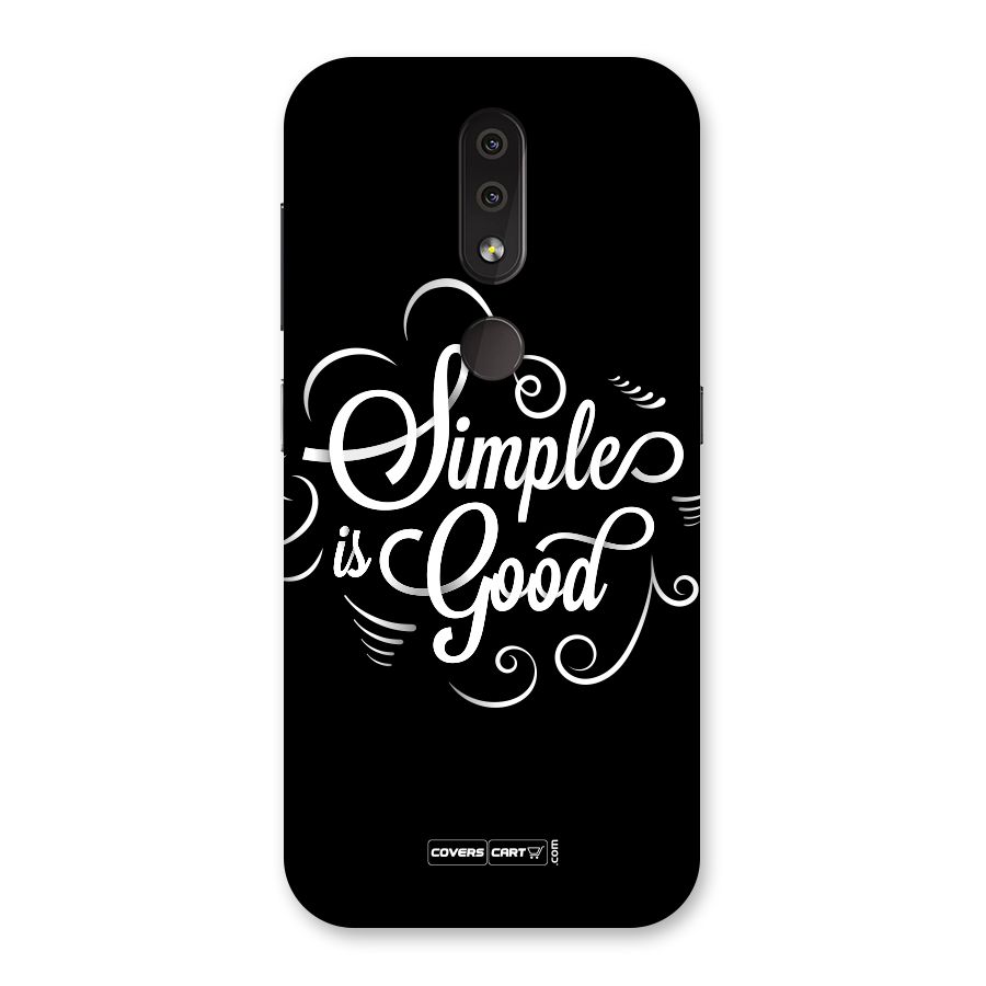 Simple is Good Back Case for Nokia 4.2