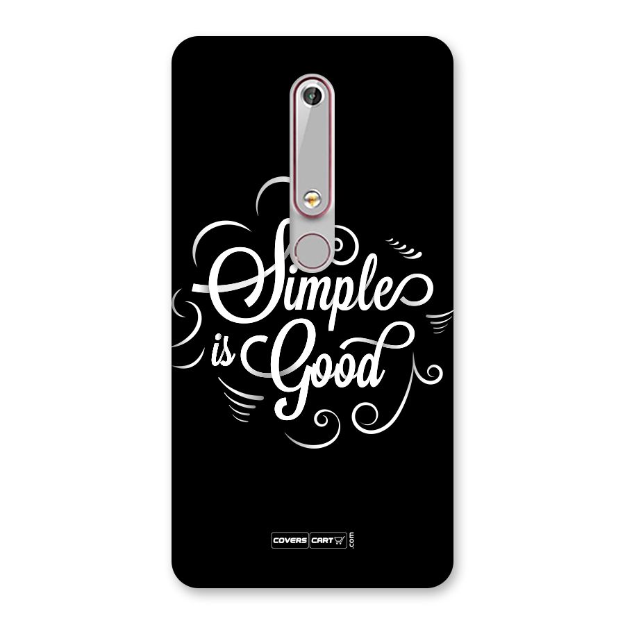 Simple is Good Back Case for Nokia 6.1
