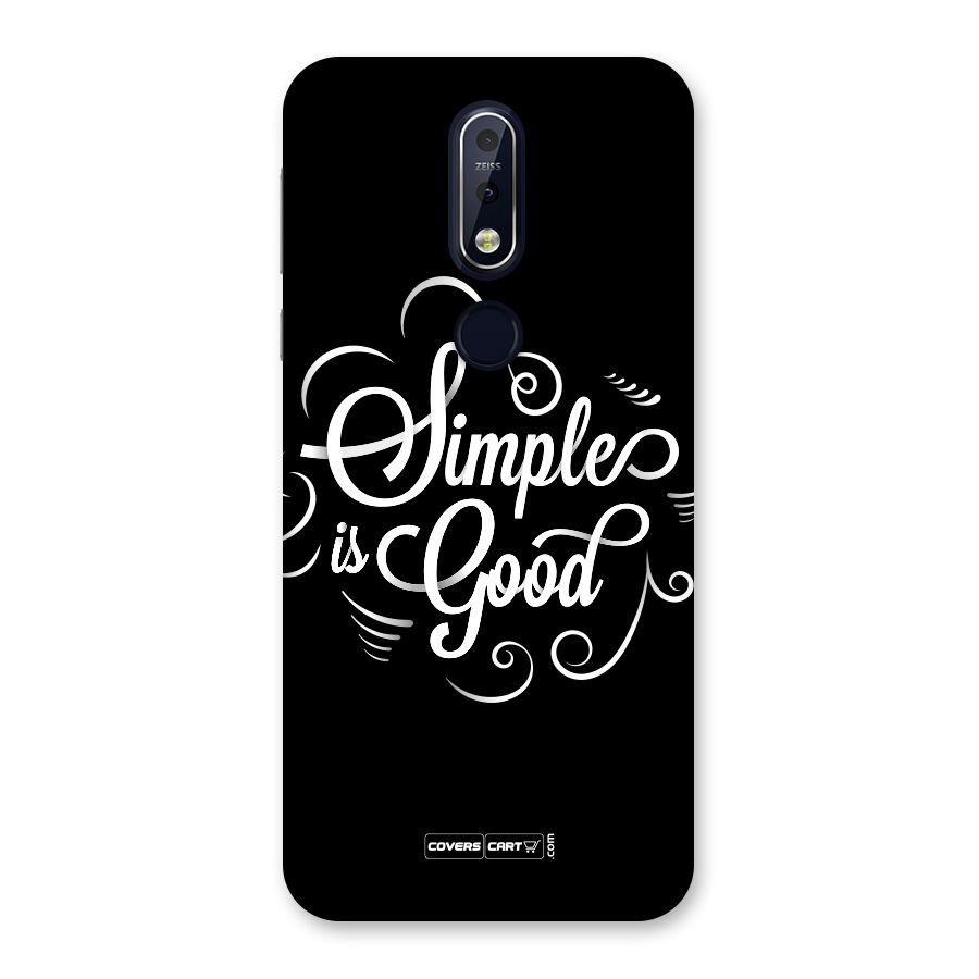 Simple is Good Back Case for Nokia 7.1