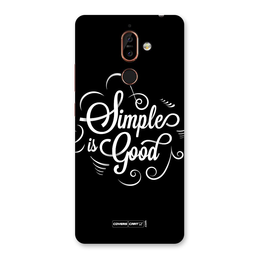 Simple is Good Back Case for Nokia 7 Plus