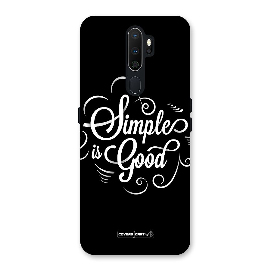 Simple is Good Back Case for Oppo A5 (2020)