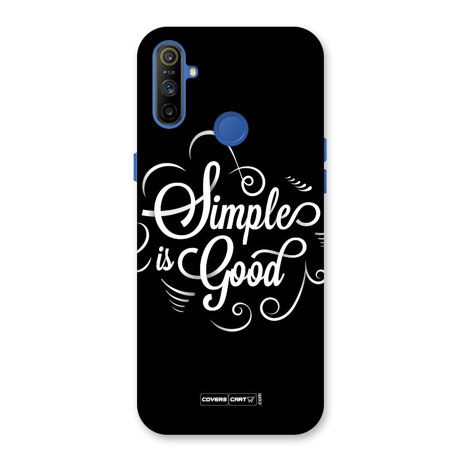 Simple is Good Back Case for Realme Narzo 10A