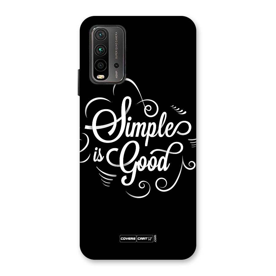 Simple is Good Back Case for Redmi 9 Power