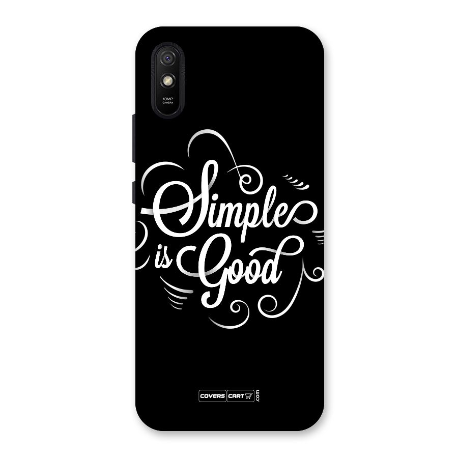 Simple is Good Back Case for Redmi 9i