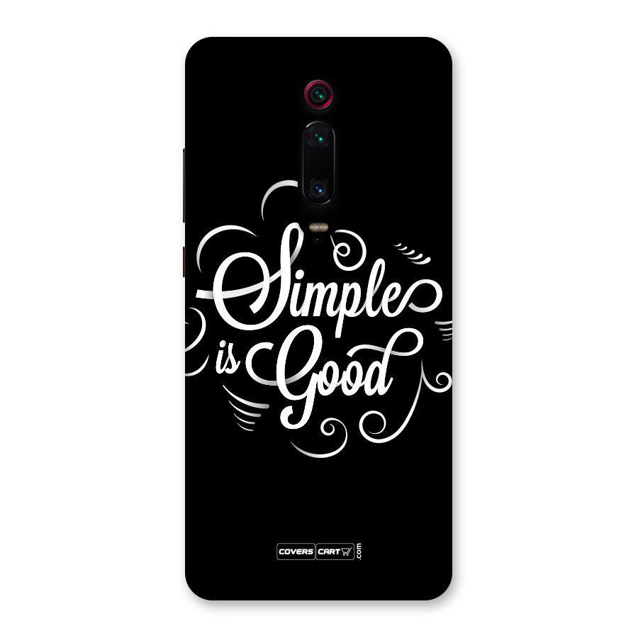 Simple is Good Back Case for Redmi K20