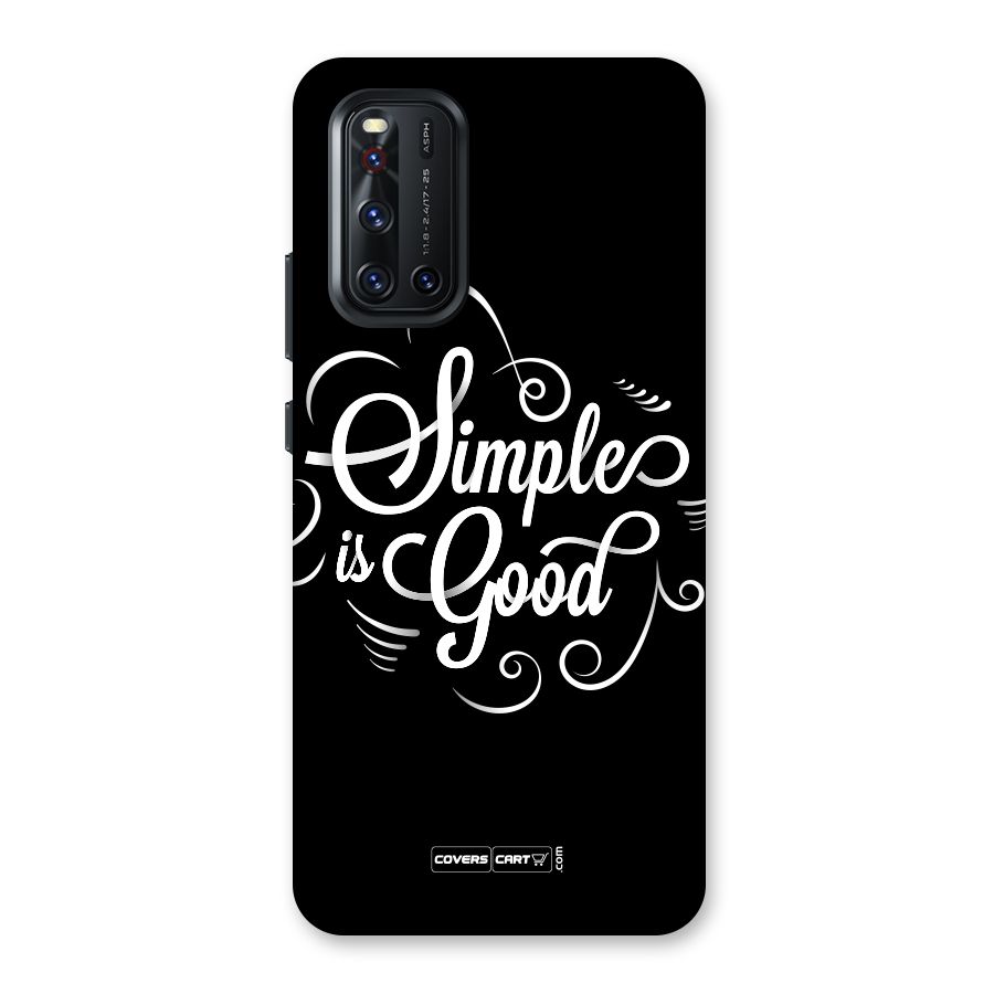 Simple is Good Back Case for Vivo V19