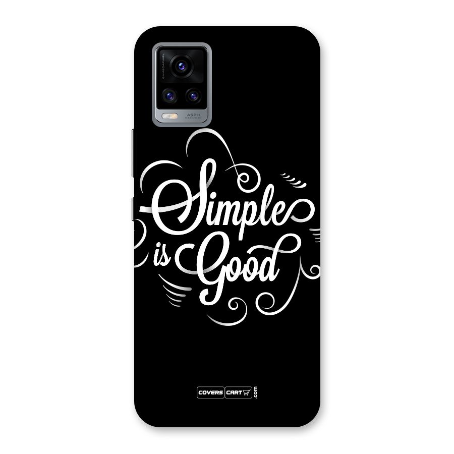 Simple is Good Back Case for Vivo V20