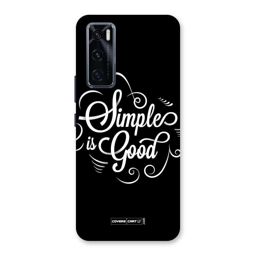 Simple is Good Back Case for Vivo V20 SE