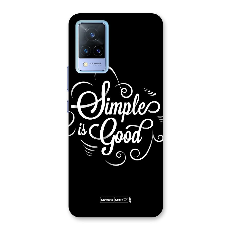 Simple is Good Back Case for Vivo V21 5G
