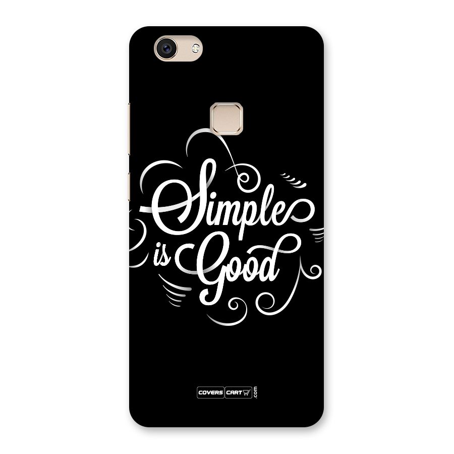 Simple is Good Back Case for Vivo V7
