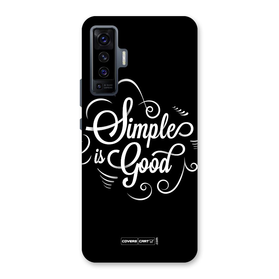 Simple is Good Back Case for Vivo X50