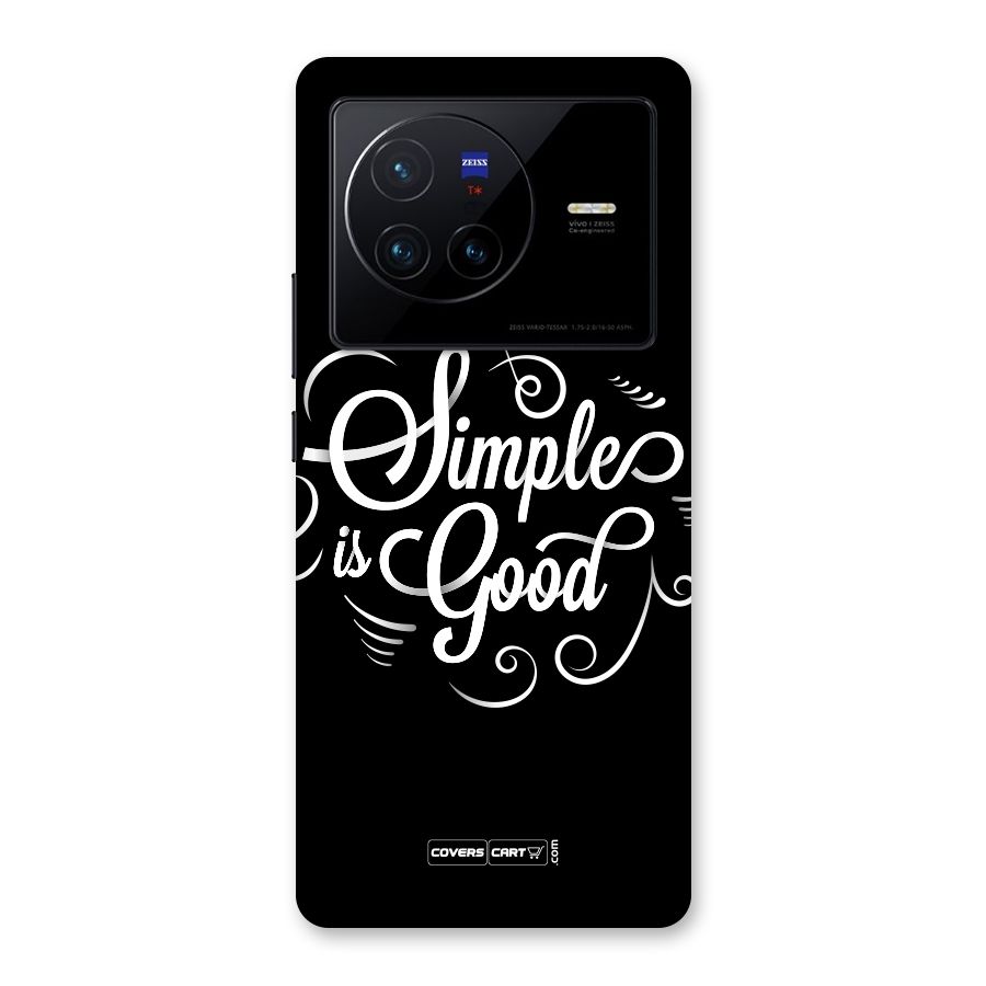 Simple is Good Back Case for Vivo X80