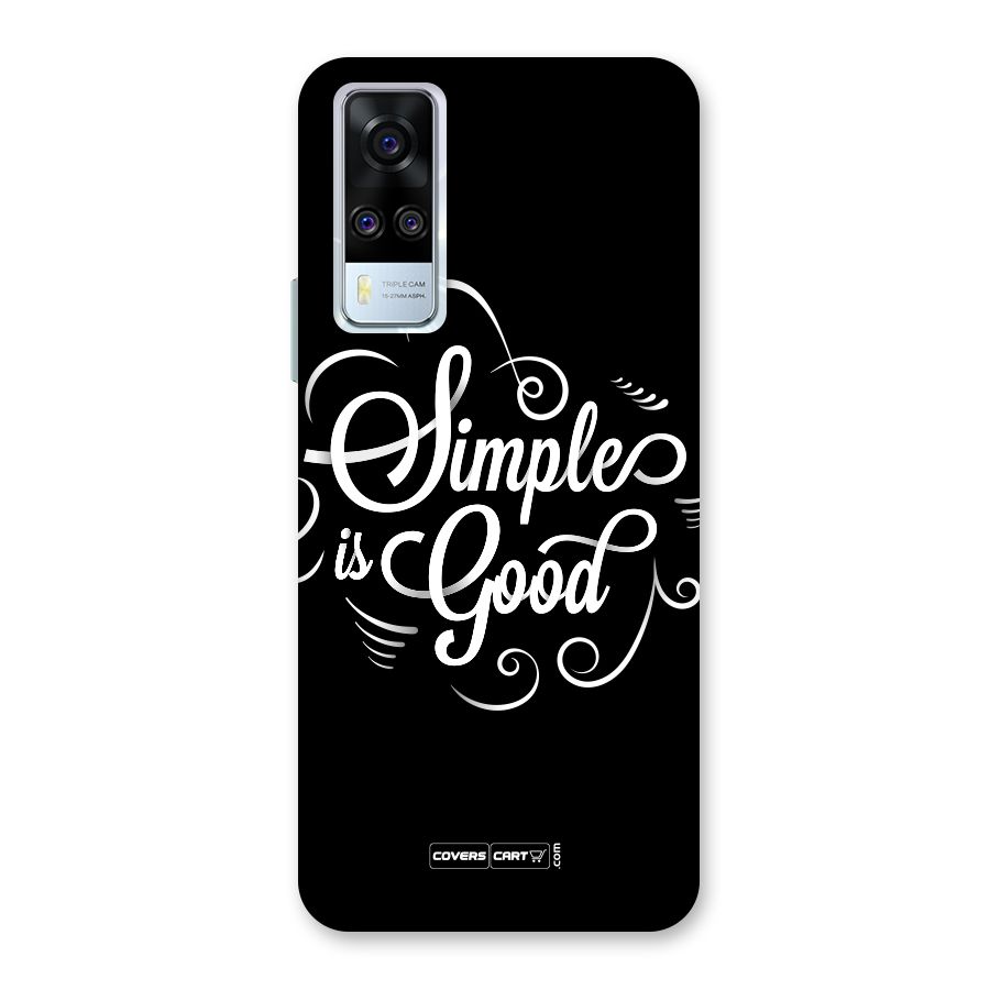 Simple is Good Back Case for Vivo Y31