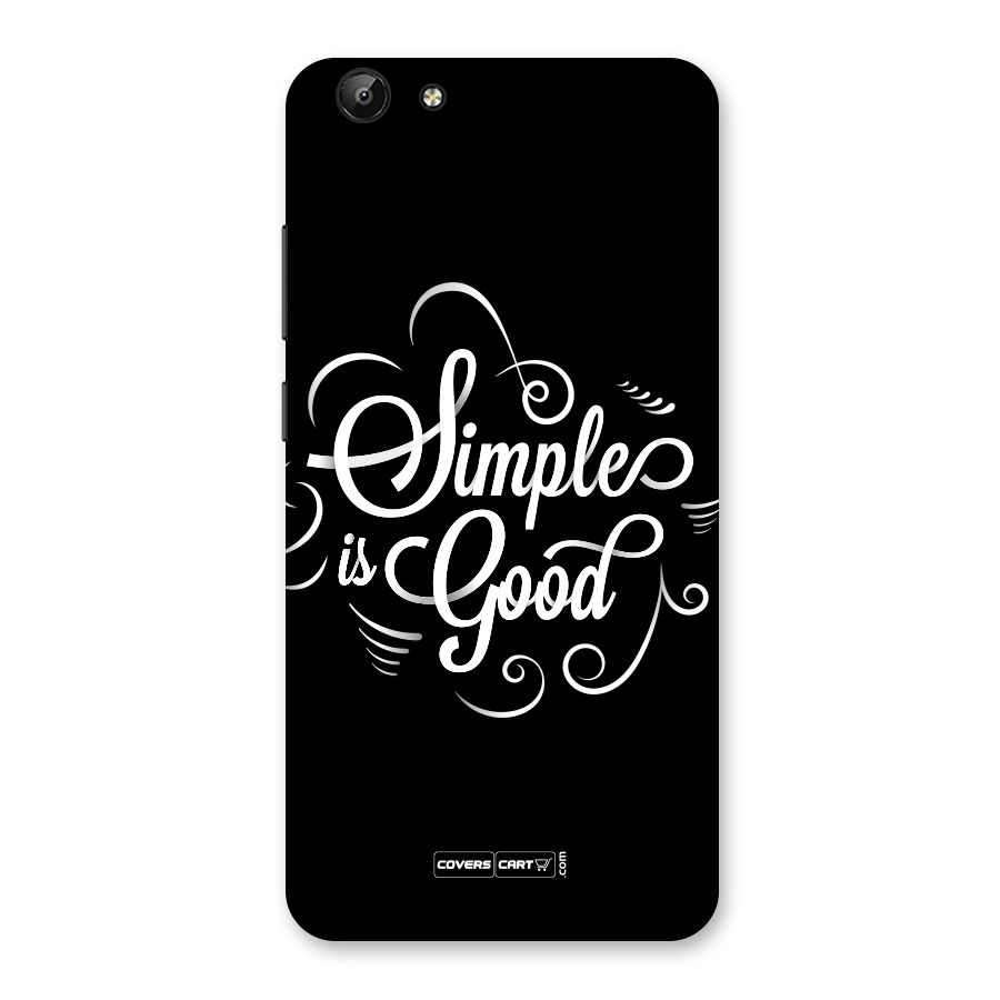 Simple is Good Back Case for Vivo Y69