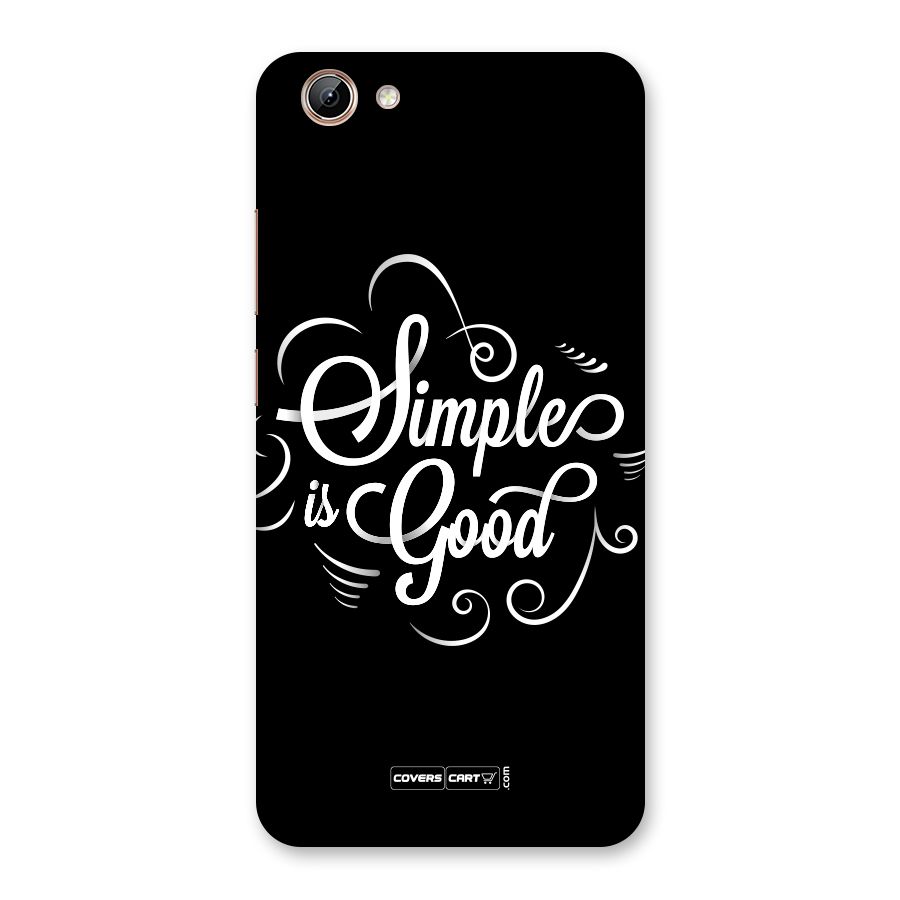 Simple is Good Back Case for Vivo Y71
