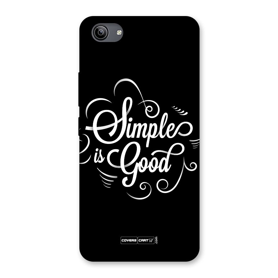 Simple is Good Back Case for Vivo Y81i