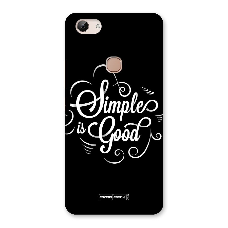 Simple is Good Back Case for Vivo Y83