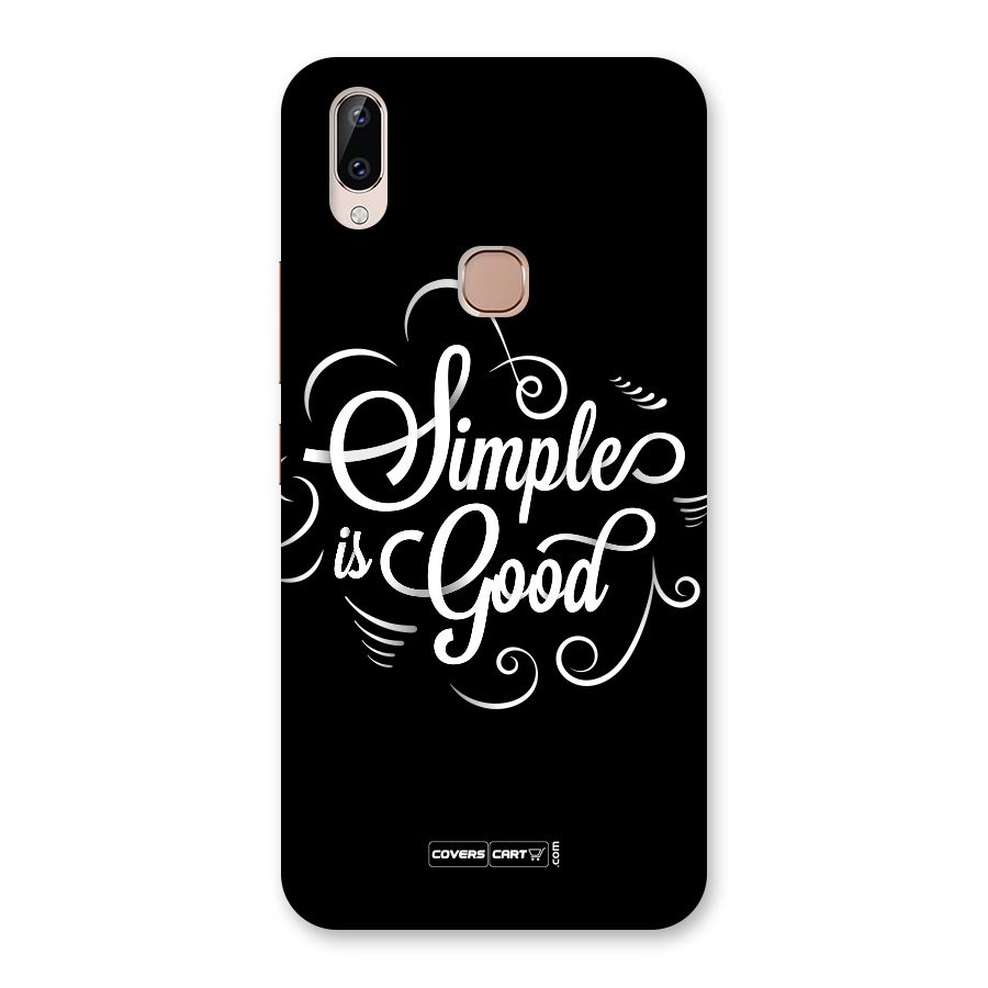 Simple is Good Back Case for Vivo Y83 Pro