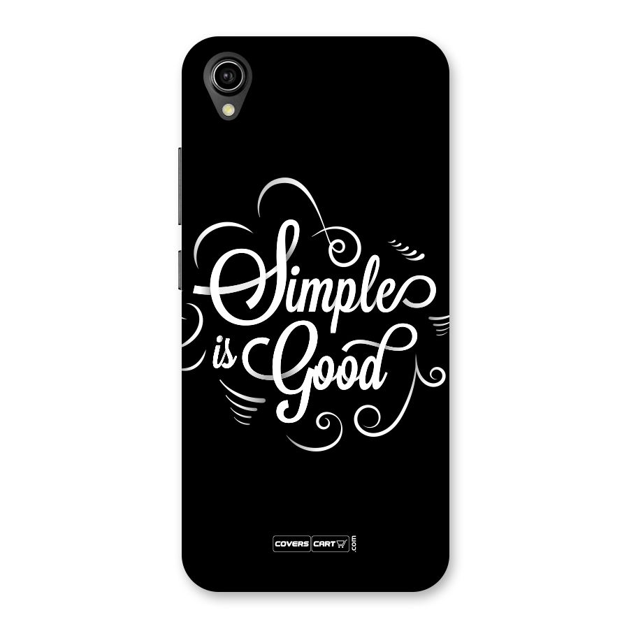 Simple is Good Back Case for Vivo Y90