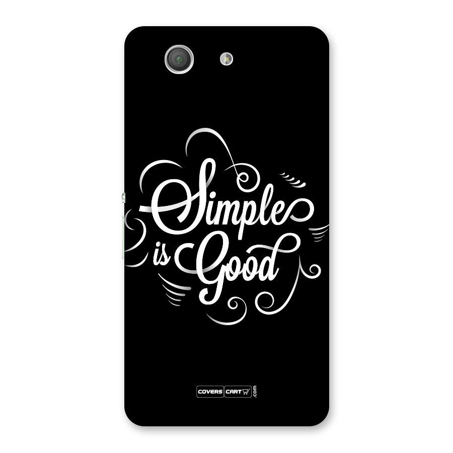 Simple is Good Back Case for Xperia Z3 Compact