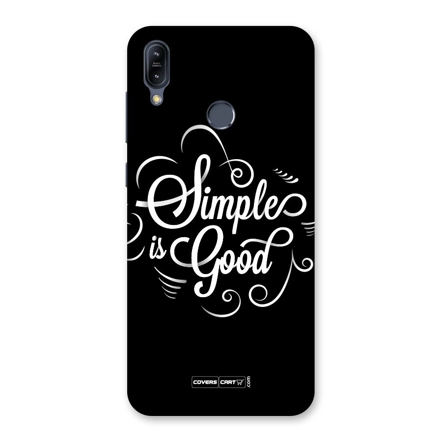 Simple is Good Back Case for Zenfone Max M2