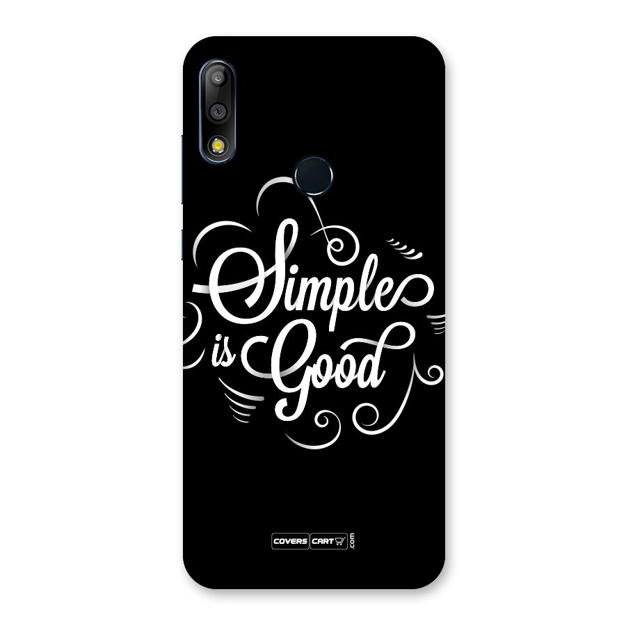Simple is Good Back Case for Zenfone Max Pro M2