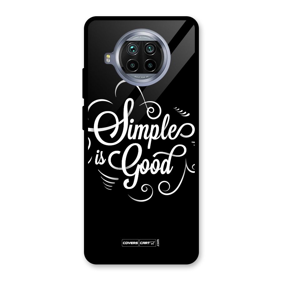 Simple is Good Glass Back Case for Mi 10i
