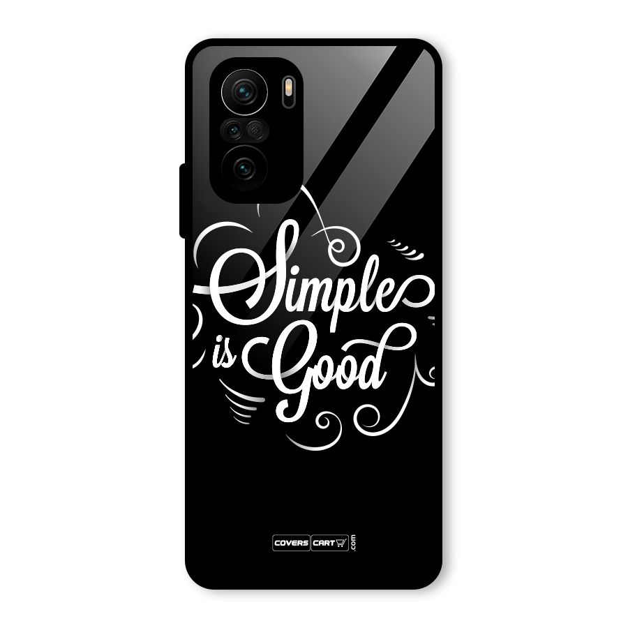 Simple is Good Glass Back Case for Mi 11x