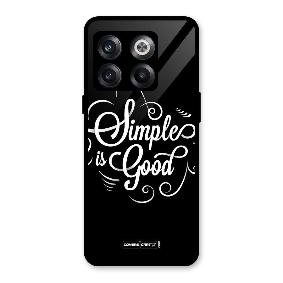 Simple is Good Glass Back Case for OnePlus 10T