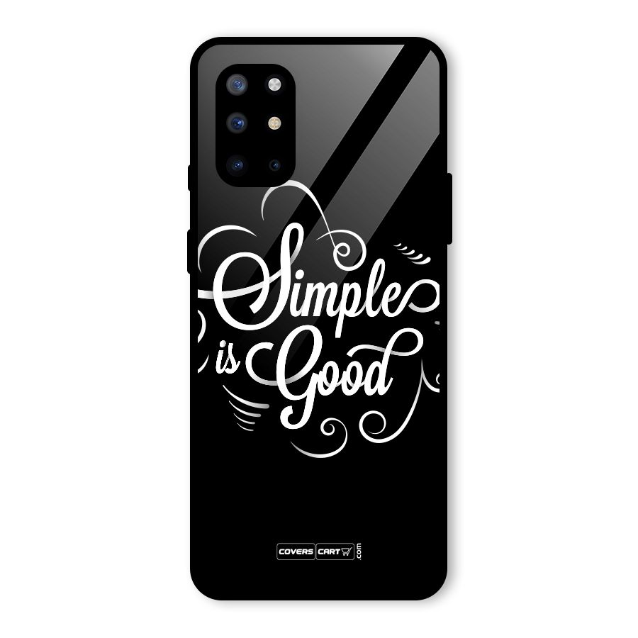 Simple is Good Glass Back Case for OnePlus 8T