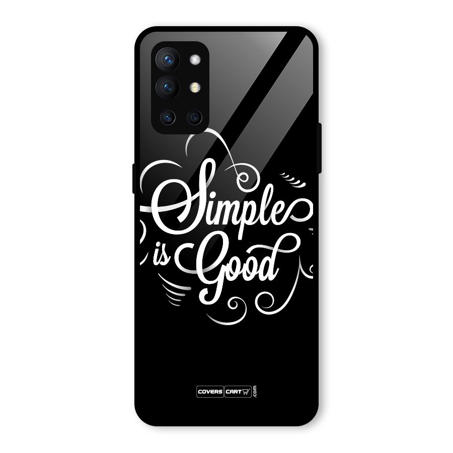 Simple is Good Glass Back Case for OnePlus 9R