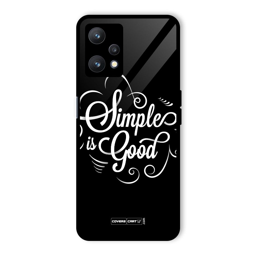 Simple is Good Glass Back Case for Realme 9 Pro 5G